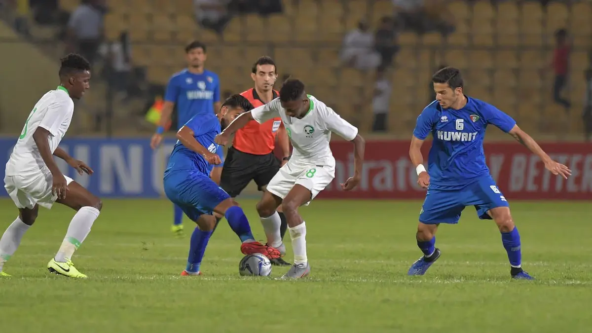 أهداف مباراة السعودية والكويت.. 2/1 للأزرق (فيديو)