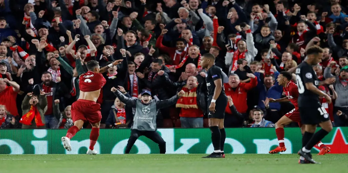ليفربول يخطف باريس سان جيرمان بهدف فيرمينيو القاتل بدوري أبطال أوروبا (فيديو)
