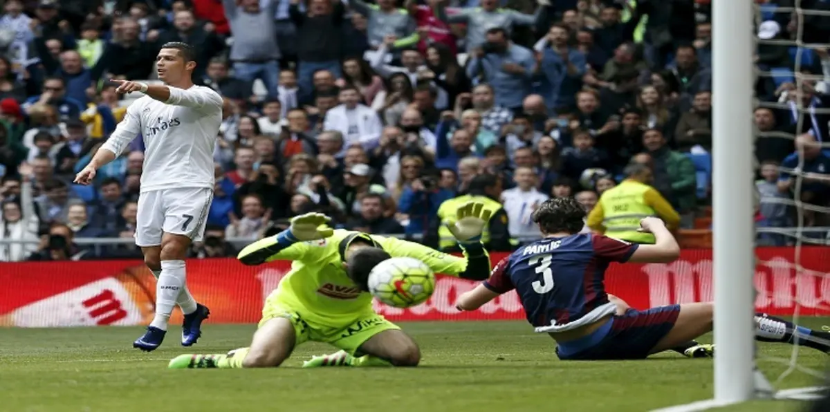 رقم قياسي جديد لرونالدو في الدوري الإسباني
