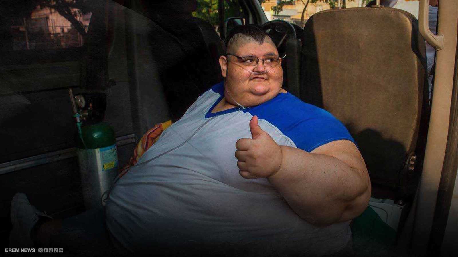 لم تقتله السمنة وأطاح به فيروس.. وفاة أثقل رجل في العالم (فيديو إرم)