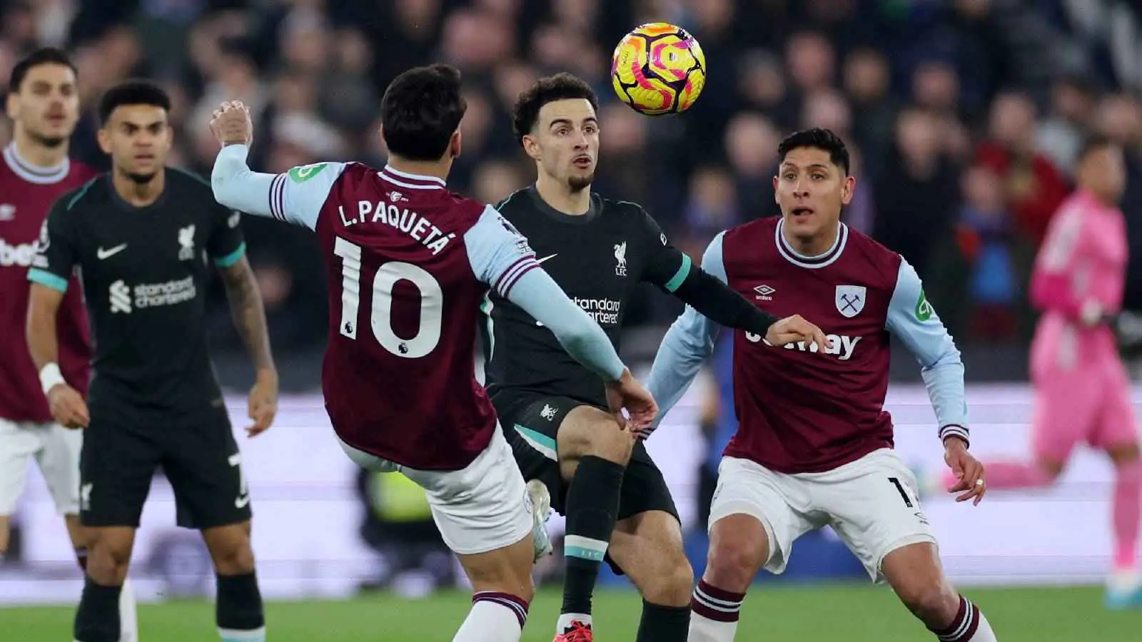 ملخص وأهداف ورجل مباراة وست هام يونايتد وليفربول في الدوري الإنجليزي