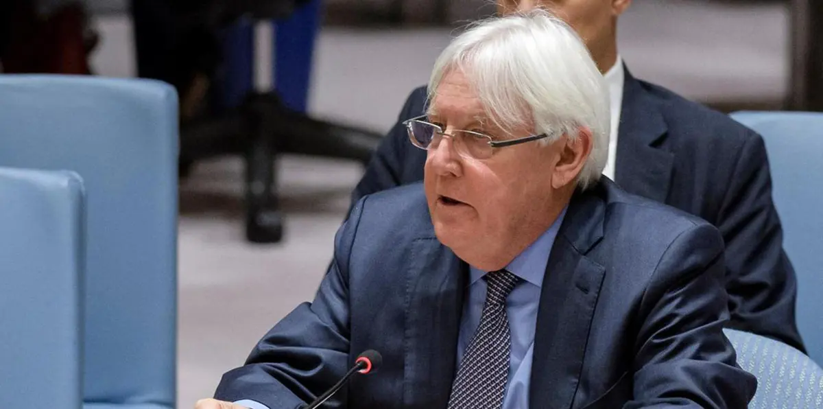 غريفيث يبدأ زيارة للرياض ويتجه غدًا إلى عدن للقاء هادي