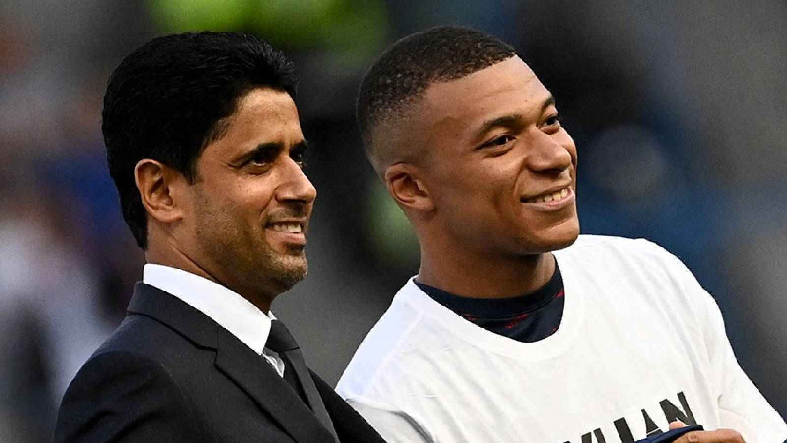 لن أبصق في يدي قبل مصافحته.. مبابي يثير جدلا بتصريح حول ناصر الخليفي