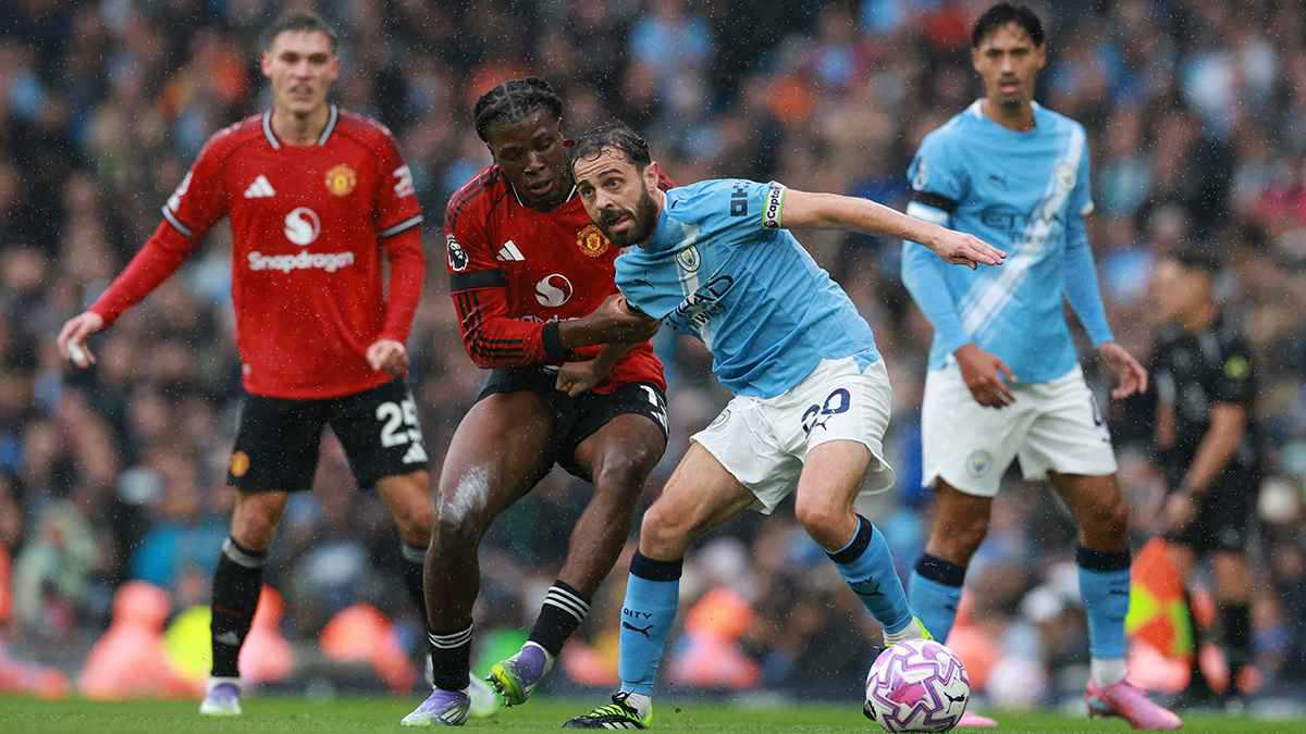 ملخص وأهداف ونتيجة مباراة مانشستر سيتي ضد مانشستر يونايتد