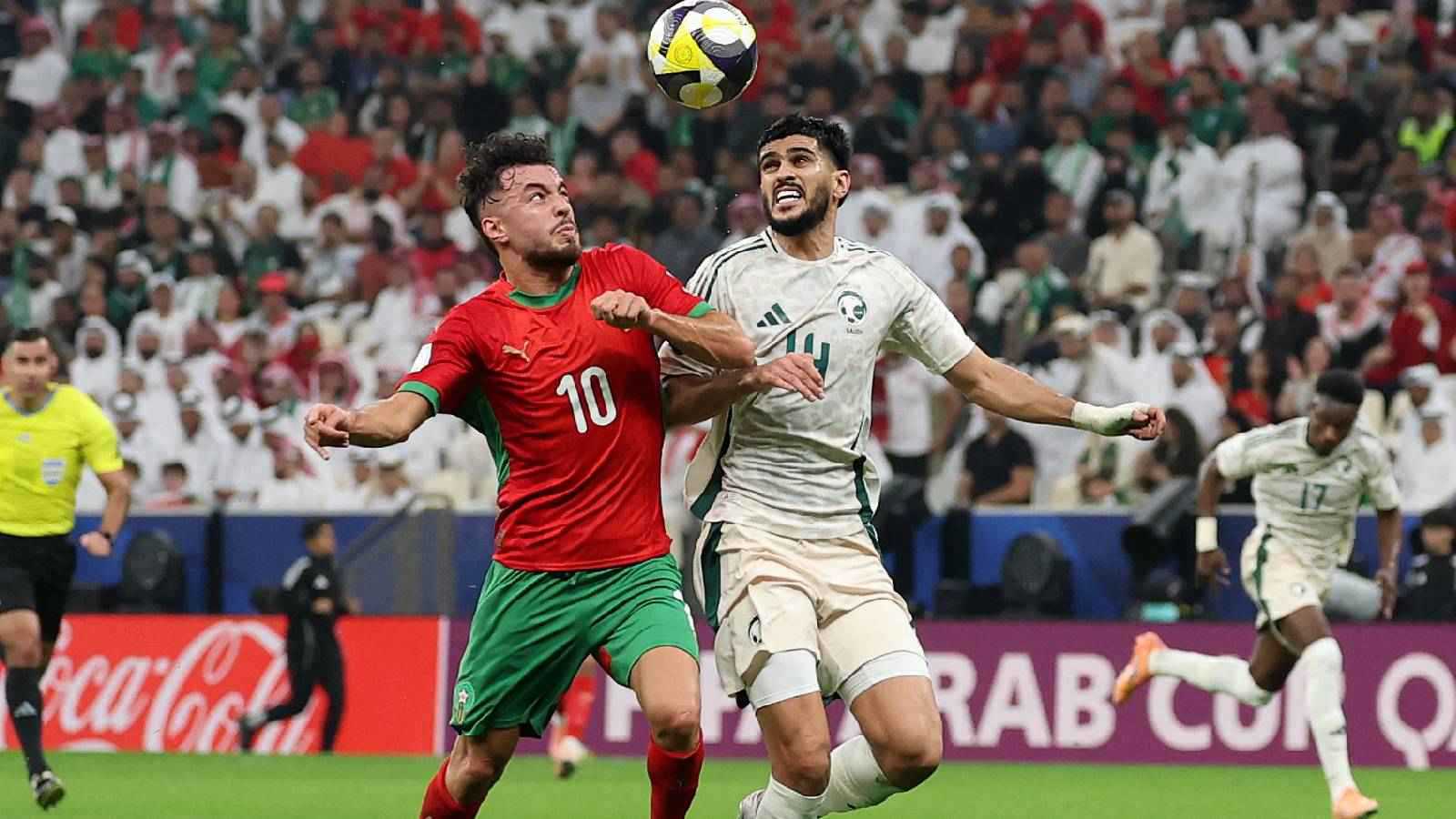 منتخب المغرب يصعد إلى ربع نهائي كأس العرب بالفوز على السعودية (فيديو)