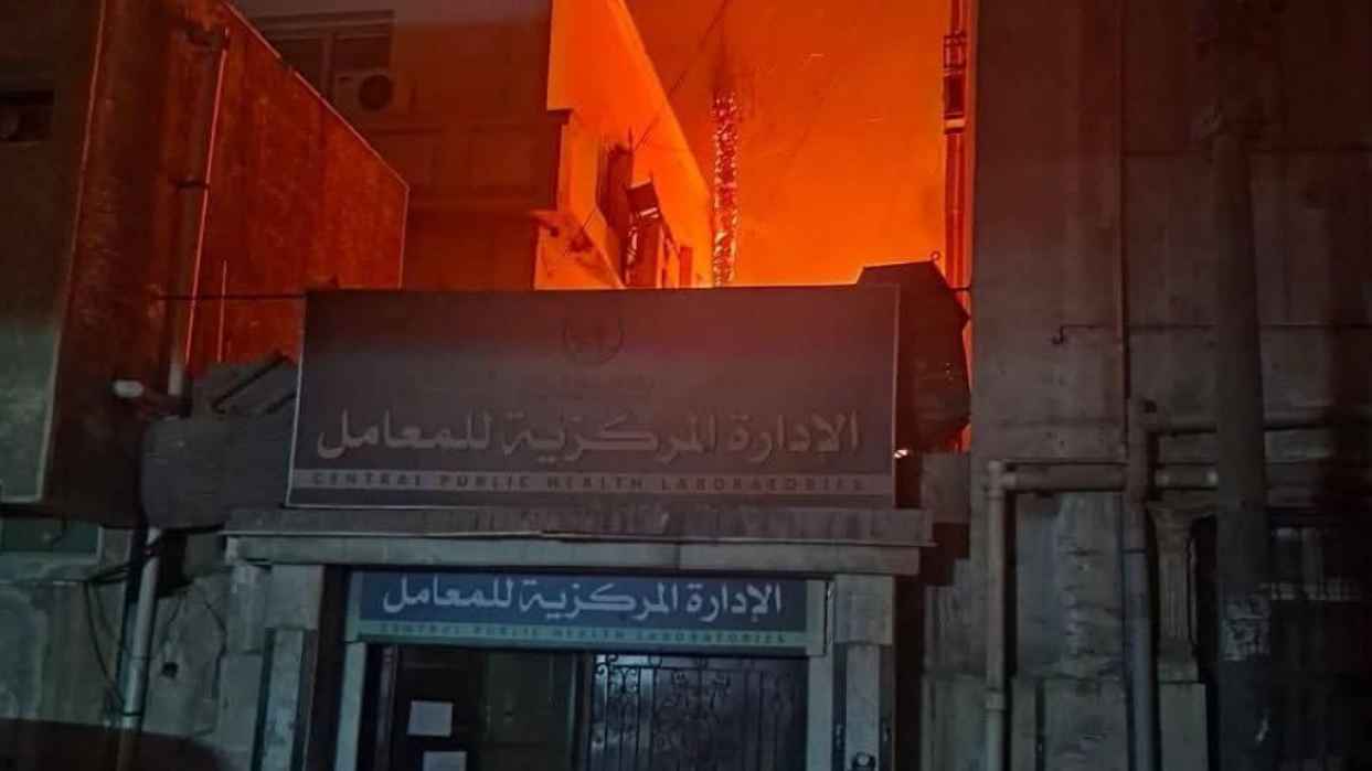 مصر.. كشف تفاصيل حريق وزارة الصحة المروع (صورة)