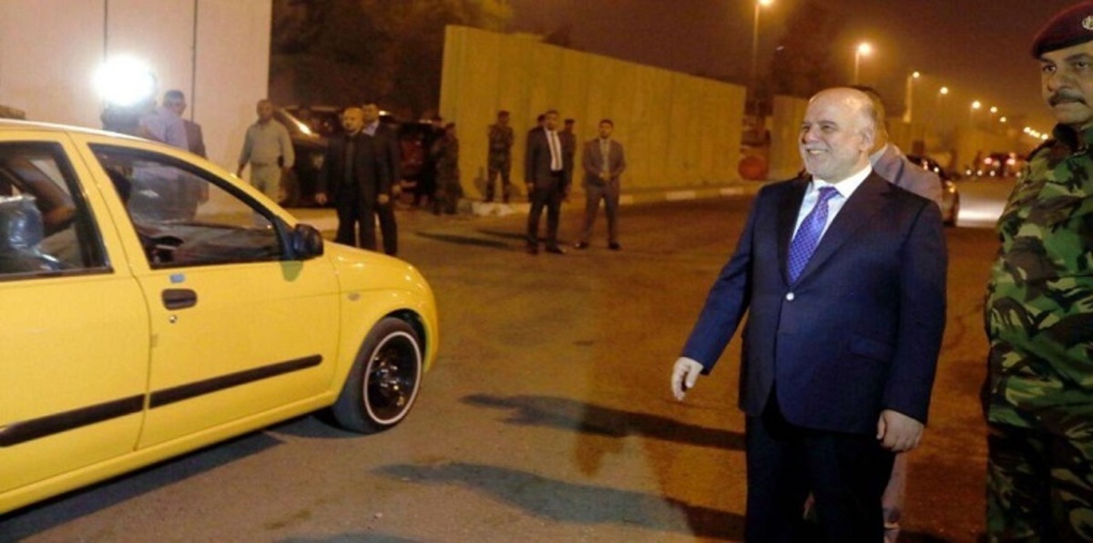 العبادي يغادر المنطقة الخضراء وأنباء عن تدخل السيستاني