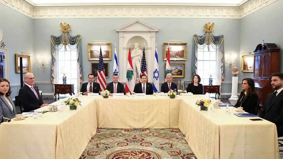 المفاوضات اللبنانية–الإسرائيلية برعاية أمريكية في واشنطن