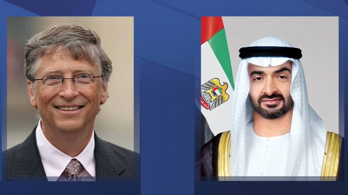 رئيس الإمارات وبيل غيتس يبحثان التعاون في مواجهة الأمراض الوبائية
