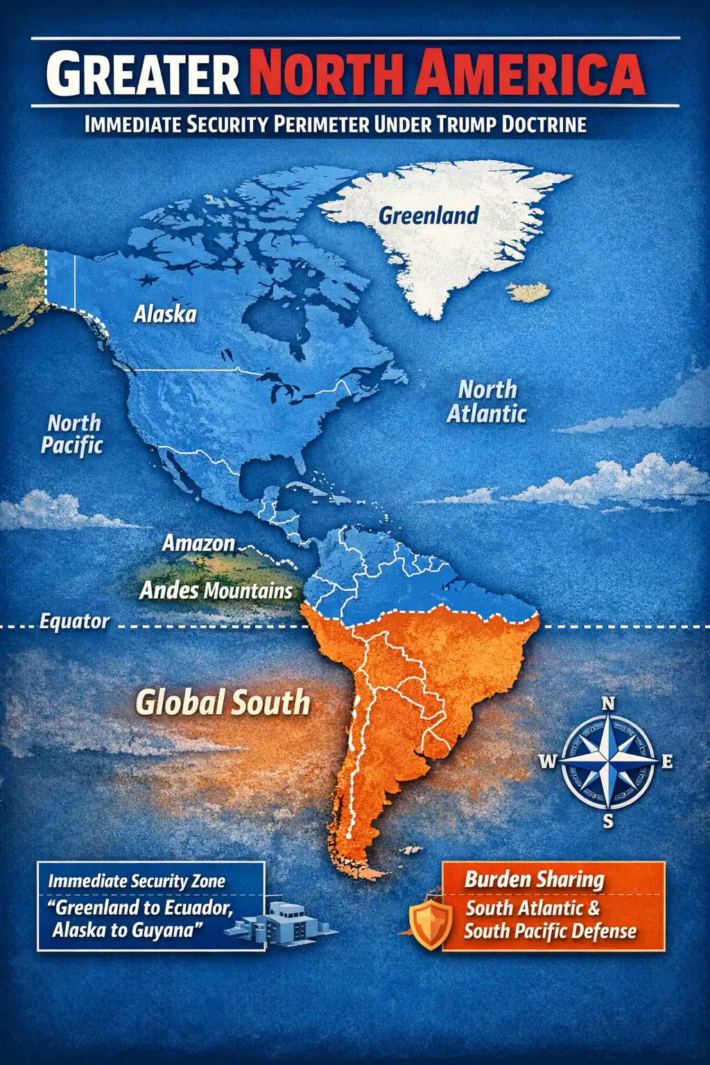 خارطة أمريكا الشمالية الكبرى