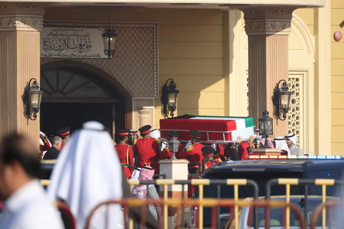  الكويت تودّع أميرها الراحل وزعماء العالم يتوافدون للعزاء