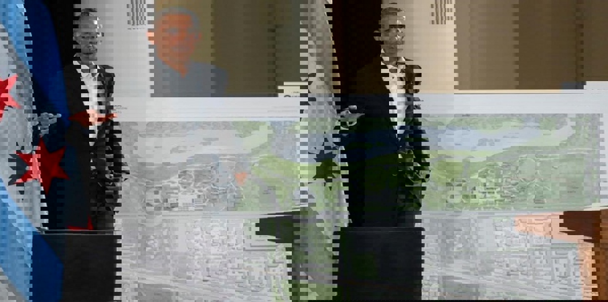 بالصور.. أوباما يكشف النقاب عن تصميم مركز تدريبي لإعداد القادة يحمل اسمه‎