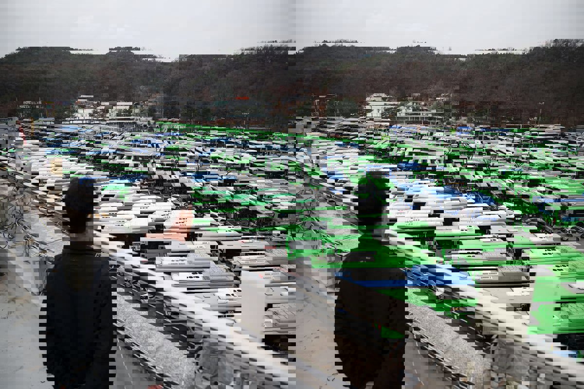 الشلل يضرب قطاع النقل في سول بسبب سائقي الحافلات‎ (صور)