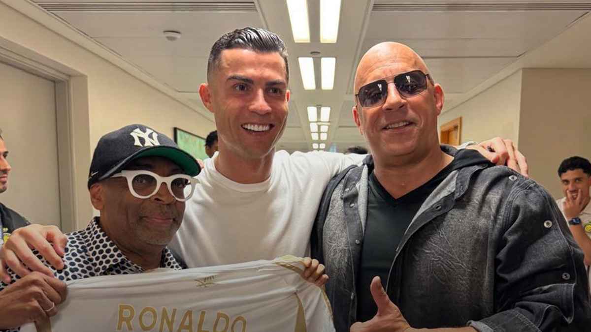 بعد تشجيعه الاتحاد.. ماذا حدث في لقاء رونالدو وفين ديزل؟ (فيديو)