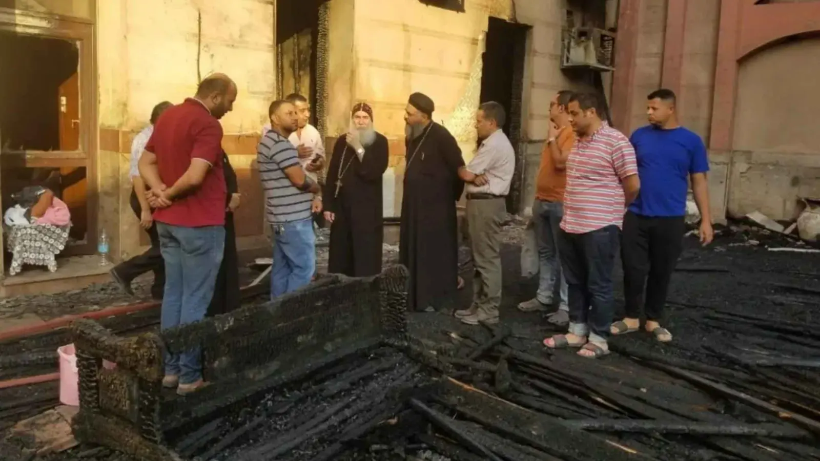 مصر.. تحركات عاجلة لمعرفة سبب حريق كنيسة مطرانية بني سويف