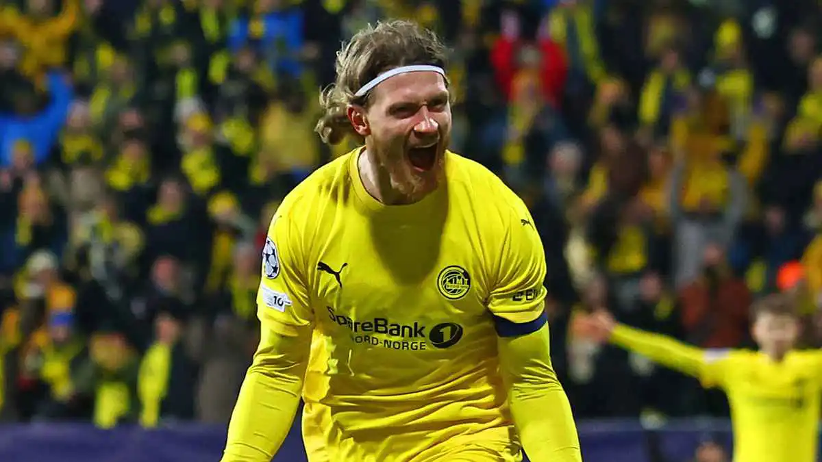 بودو غليمت يحقق مفاجأة ويدك شباك إنتر ميلان بثلاثية بدوري أبطال أوروبا