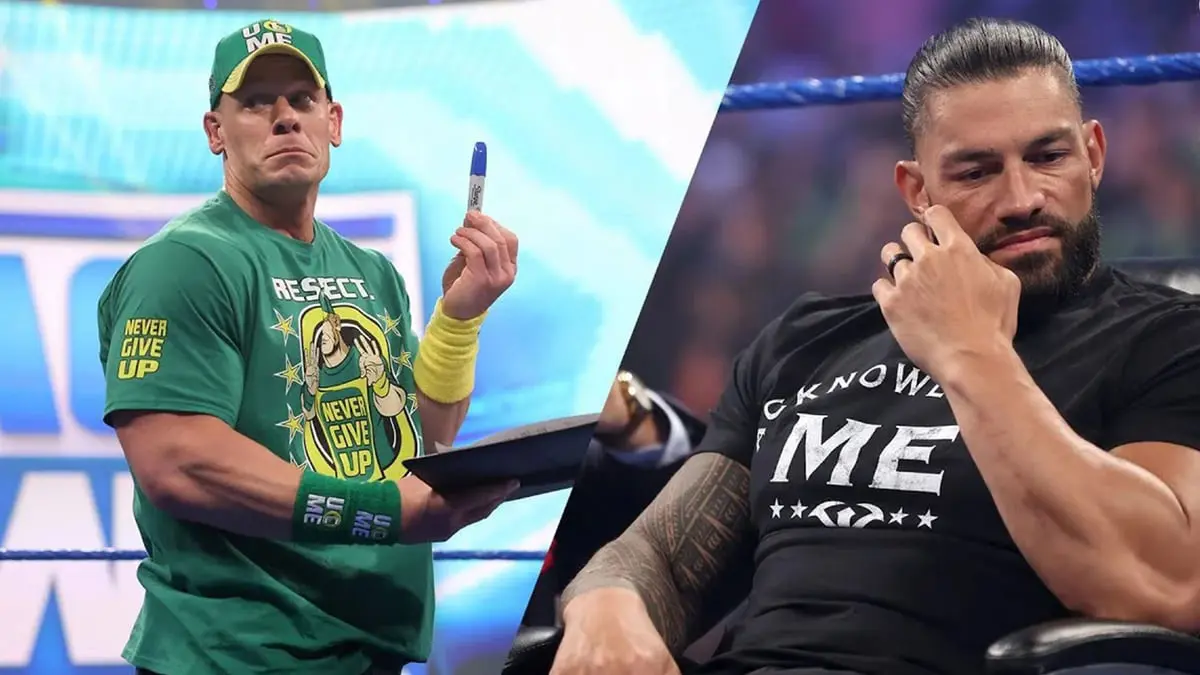 جون سينا يهاجم بارون كوربن ويوقع عقد مواجهة رومان رينز في "سمر سلام 2021" (فيديو)