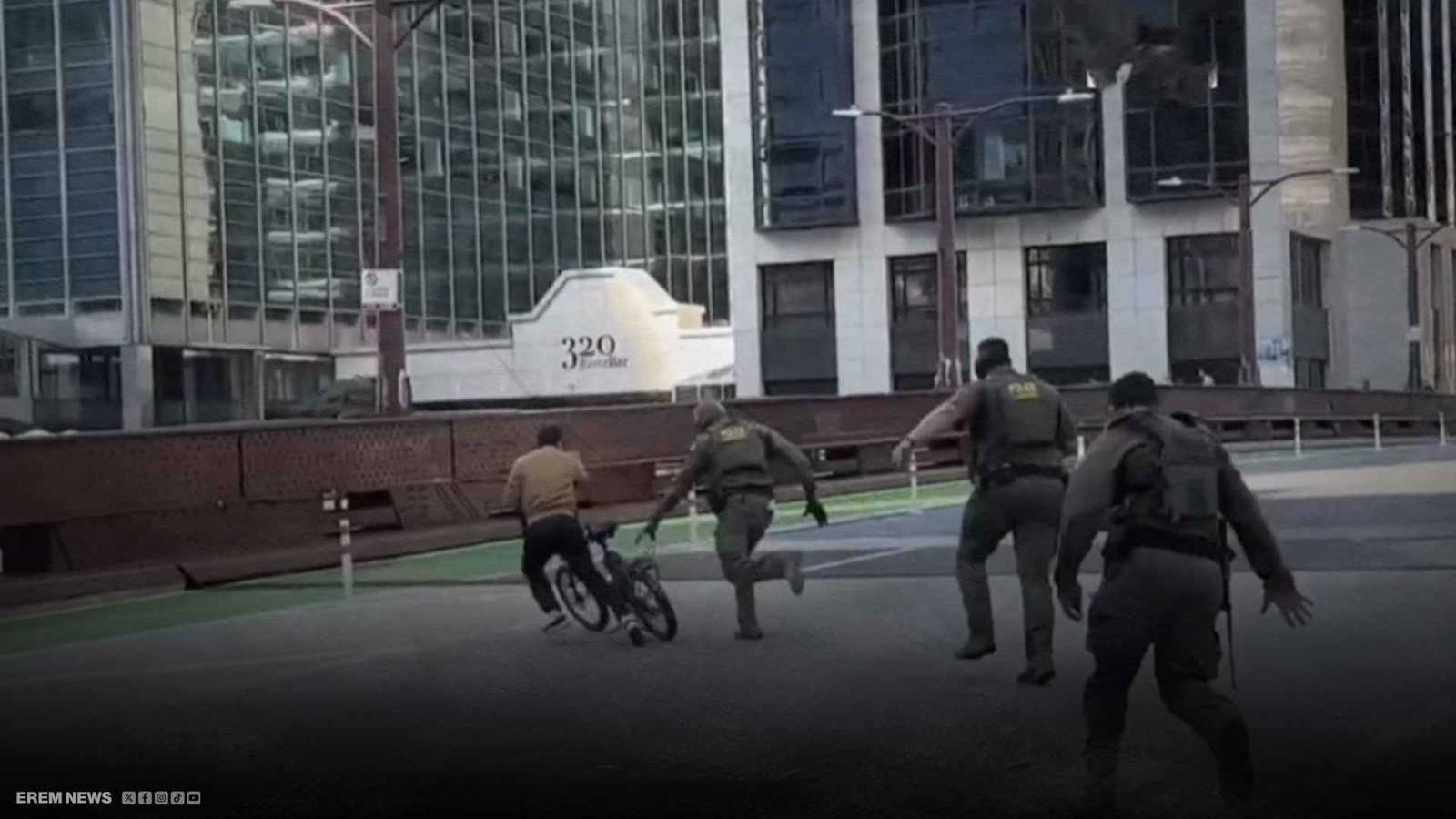 أمريكا.. مطاردة كوميدية لدراجة تثير السخرية