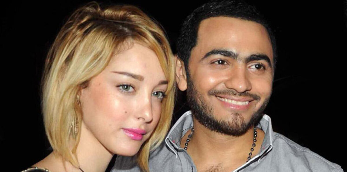 تامر حسني وزوجته في ضيافة سيرين عبدالنور بلبنان (صورة)