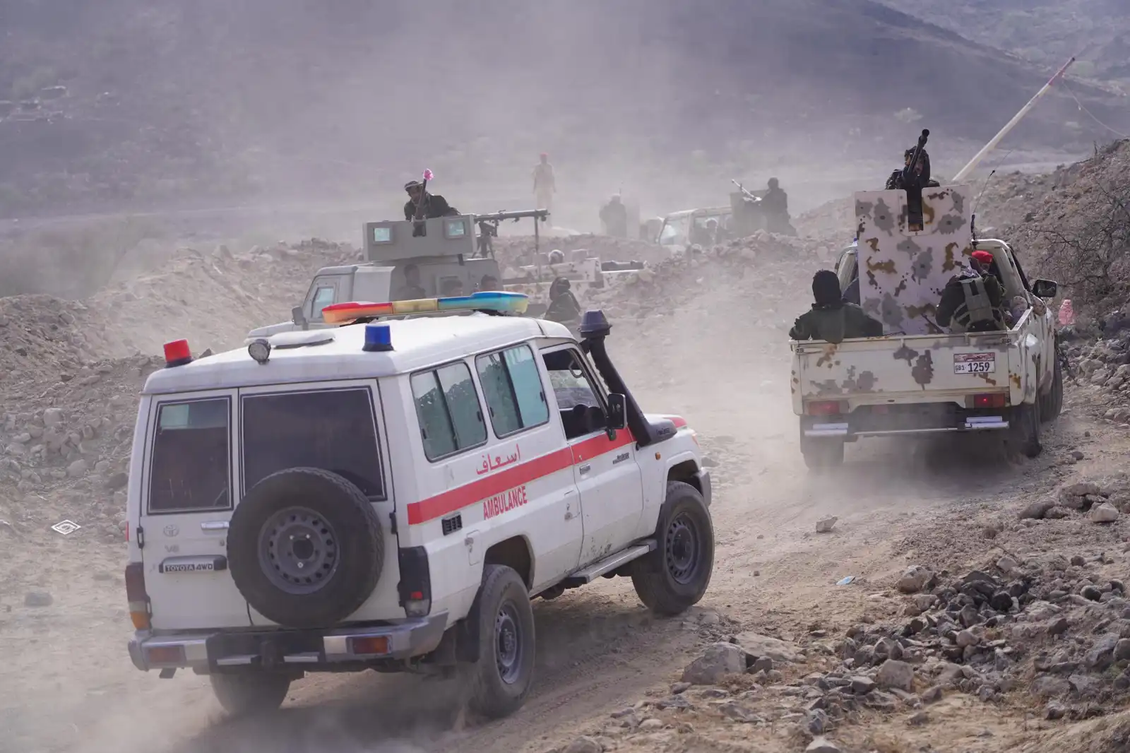 انتشار القوات الجنوبية شرقي أبين