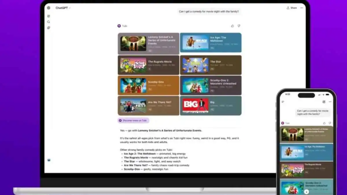 ChatGPT يوسع خدماته بدمج منصة تيوب