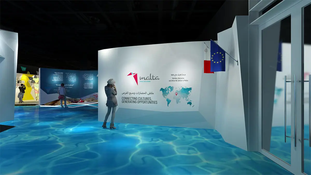 جناح مالطا بـ"إكسبو دبي".. حضارات متنوعة وبيئة خصبة للأعمال الريادية