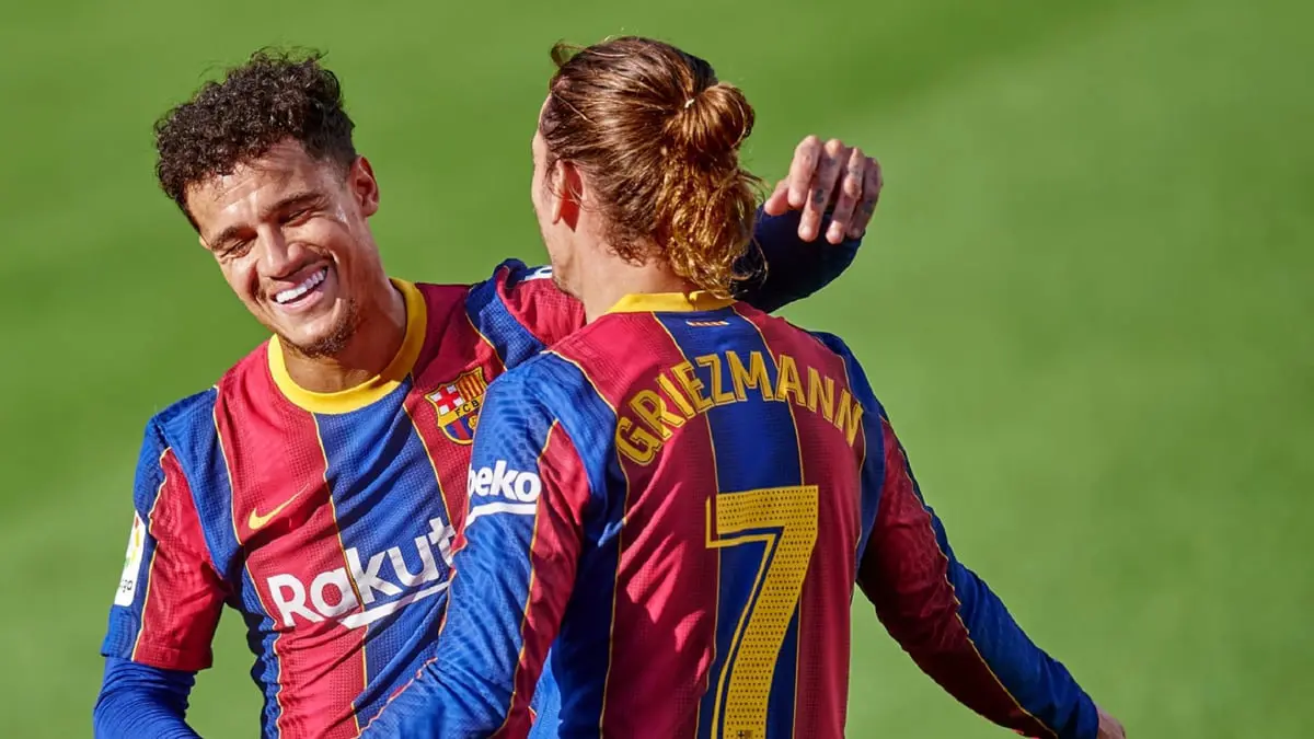 سبورت: برشلونة يتراجع عن بيع غريزمان وكوتينيو