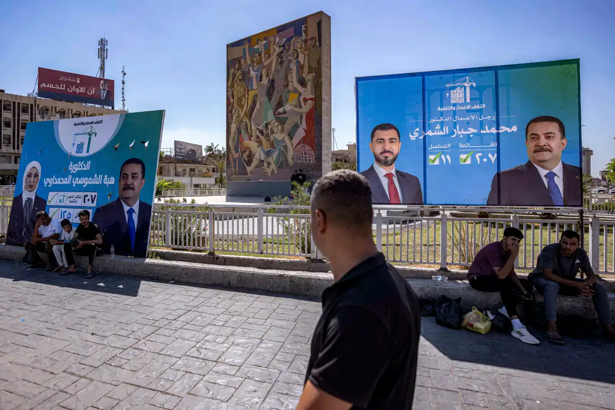 دعايات انتخابية في شوارع بغداد