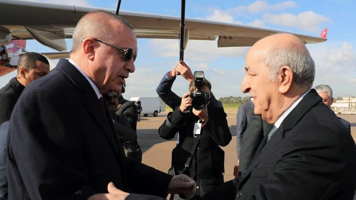 أردوغان: سأبحث مع الرئيس الجزائري تطورات الملف الليبي