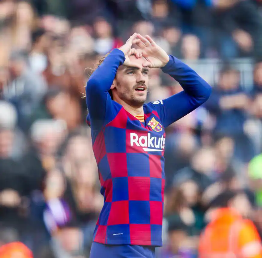 أنطوان غريزمان بقميص برشلونة