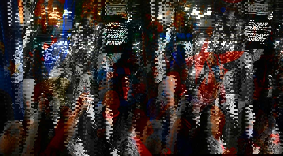 الآلاف يتظاهرون في جورجيا ضد قانون "التأثير الأجنبي"