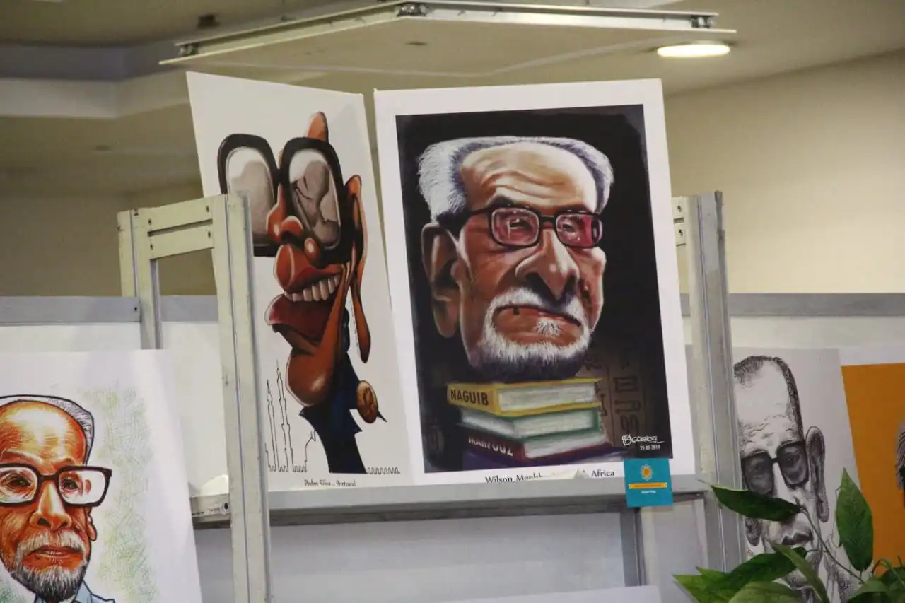 كاريكاتير مجيب محفوظ