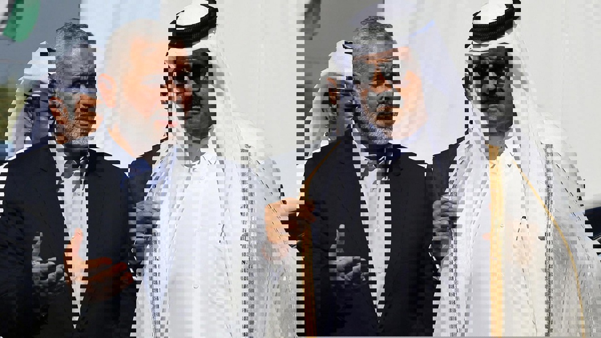 هنية يلتقي حمد بن خليفة آل ثاني في الدوحة‎