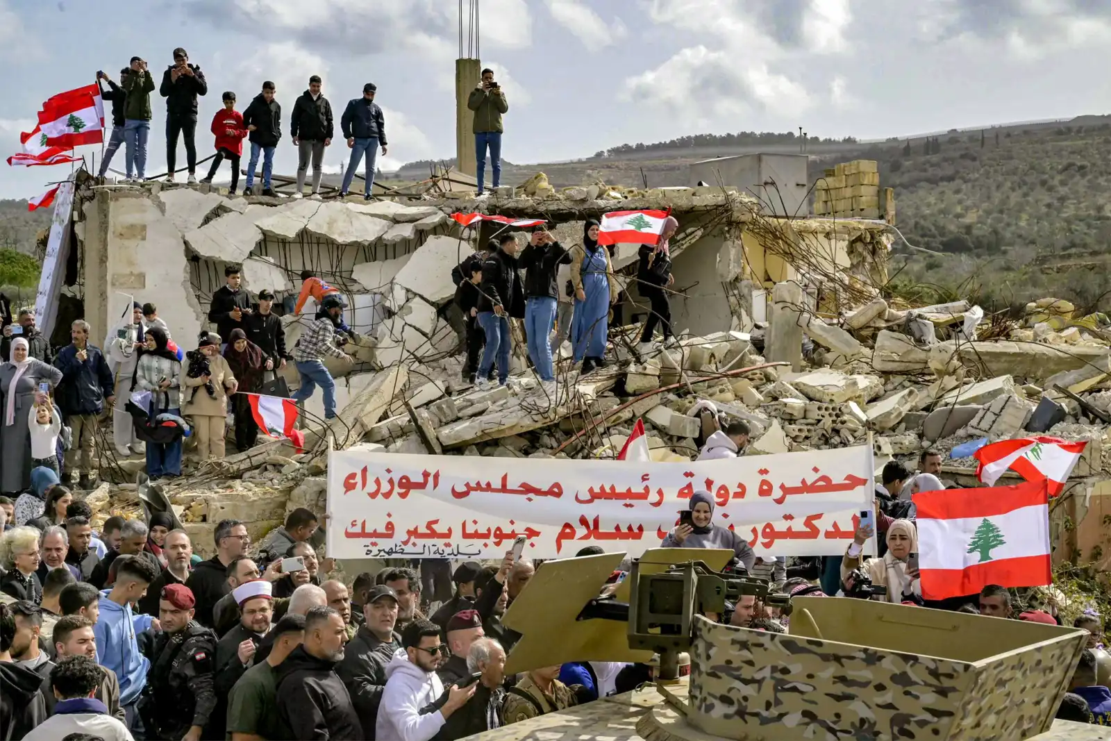 جولة سلام في قرية الظهيرة الجنوبية 