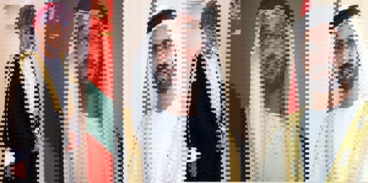 السلطان قابوس يستقبل الشيخ محمد بن راشد والشيخ محمد بن زايد في صحار (فيديو وصور)