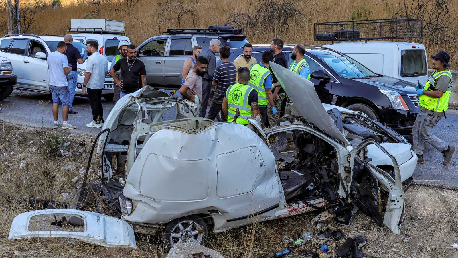قتل وجرحى بغارة إسرائيلية على بلدة البيسارية جنوبي لبنان (فيديو وصور)