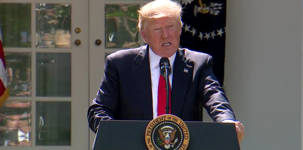 ترامب يعلن الانسحاب من اتفاقية المناخ وتنديد واسع من قادة العالم