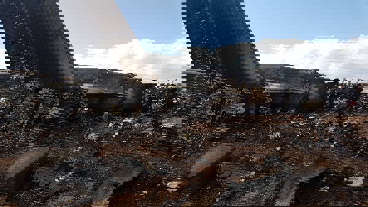 السودان..18 قتيلا بتحطم طائرة عسكرية في دارفور