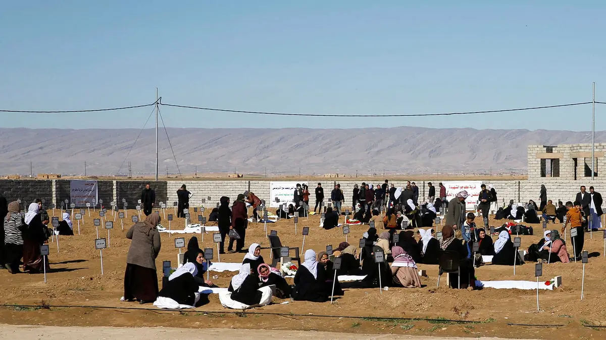 العراقيون يحيون الذكرى السابعة لإبادة الإيزيديين على يد داعش