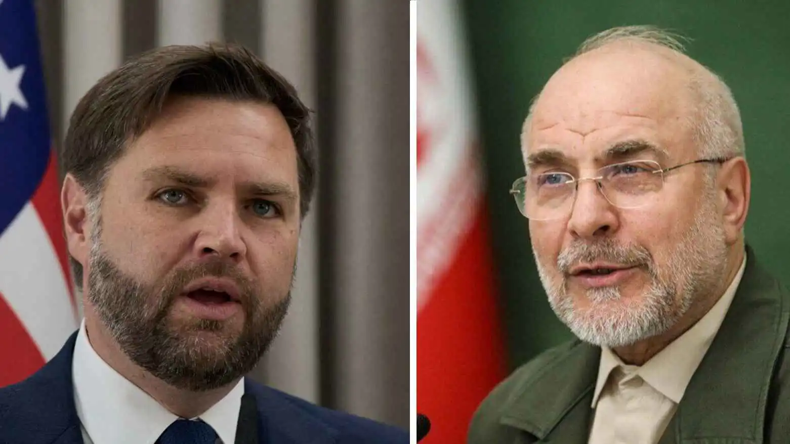 مسؤولون إيرانيون: قاليباف صافح فانس وأجواء اللقاء كانت ودية