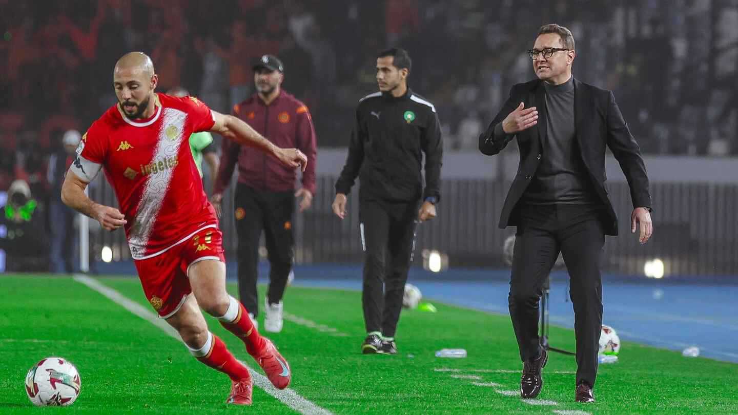 شبح الإقالة يهدّد مدرب الوداد المغربي أمين بنهاشم 