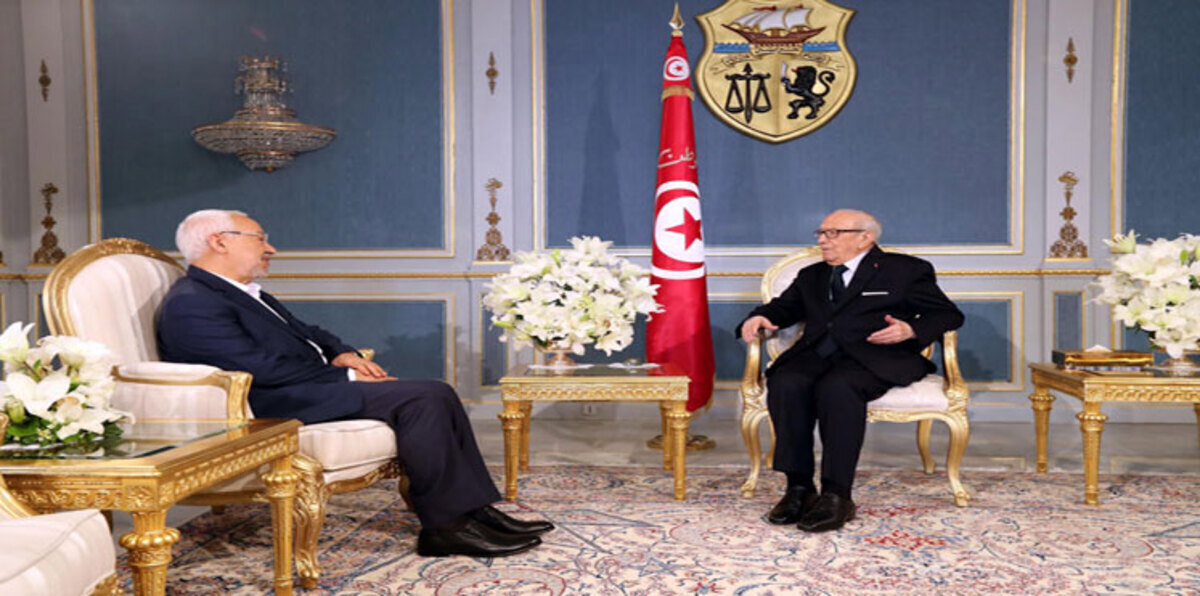 "شيخا" تونس يلتقيان بعد "ضجة" تصريحات "الباجي" ضد النهضة