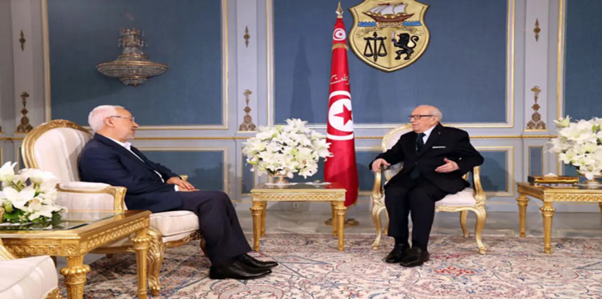 "شيخا" تونس يلتقيان بعد "ضجة" تصريحات "الباجي" ضد النهضة