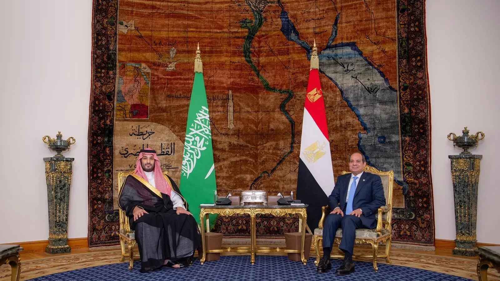 مباحثات سعودية مصرية حول تطورات الأحداث واستقرار المنطقة