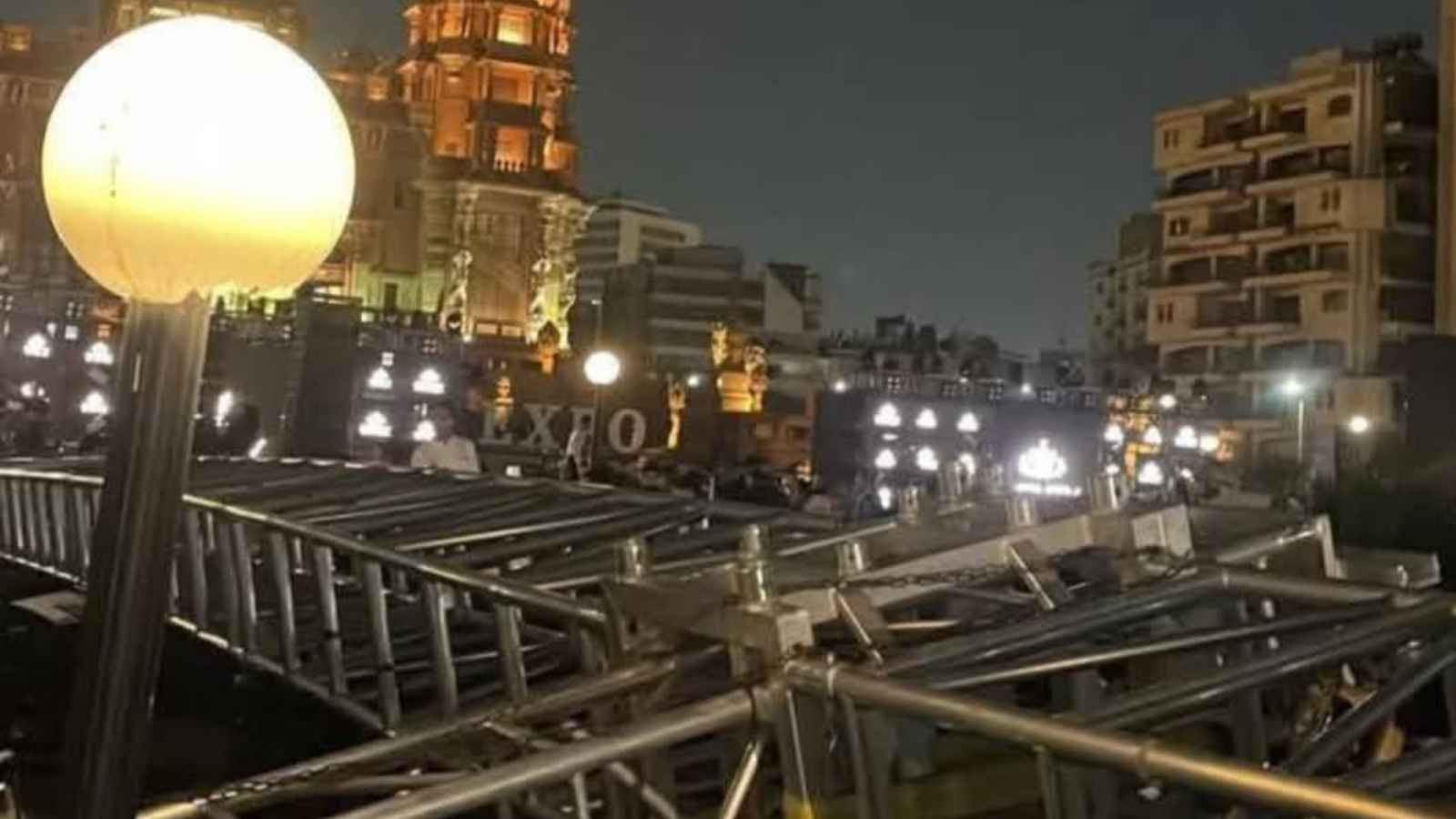 "حادث مأساوي" يصيب 20 شخصا قبل بدء حفل للفنان تامر حسني (فيديو)