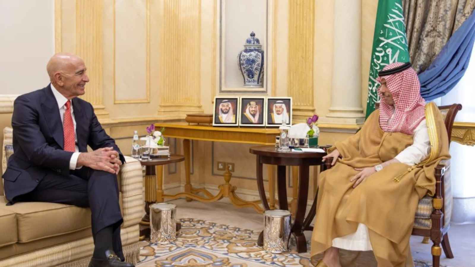 وزير الخارجية السعودي والمبعوث الأمريكي يبحثان "دعم الشعب السوري"