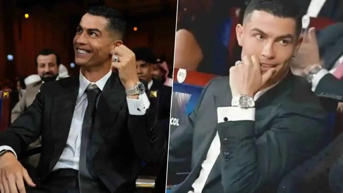ظهر بها في حفل "غلوب سوكر".. كم يبلغ سعر ساعة كريستيانو رونالدو الخرافية؟