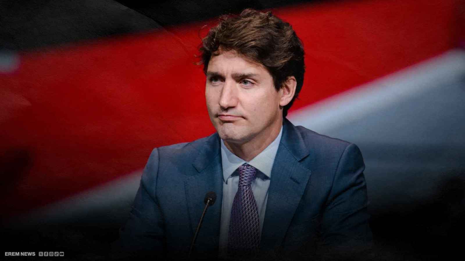 مكبر الصوت فضحه.. ماذا قال ترودو عن ترامب؟