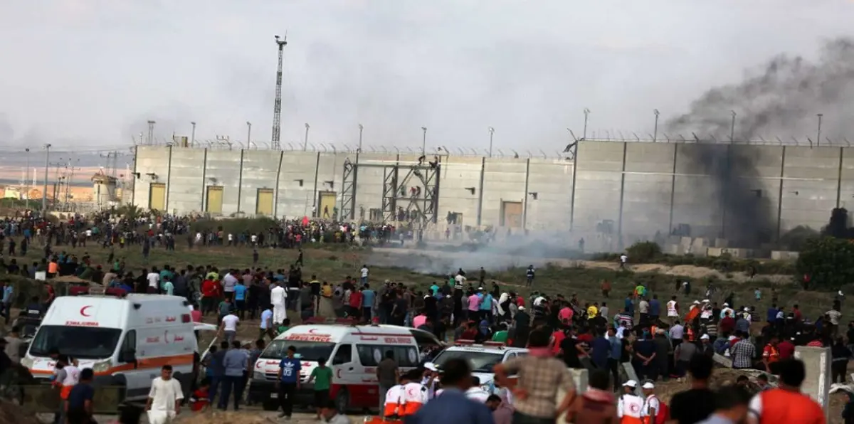 شهيدان وعشرات الإصابات برصاص الاحتلال الإسرائيلي في جمعة "لغزة الحرية والحياة"