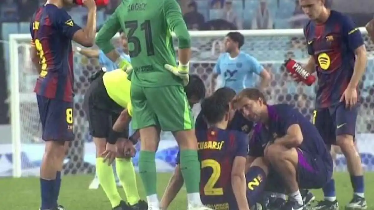 إصابة كوبارسي تصدم برشلونة